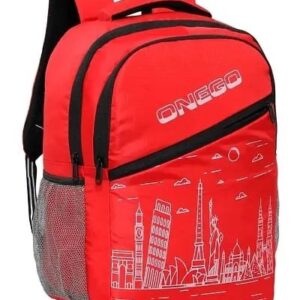 Stylish Printed PU Office Backpack